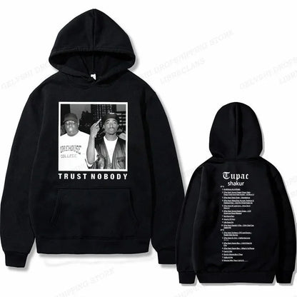 Tupac 2pac Graphic Hoodie Men Clothing Fashion Sweatshirt