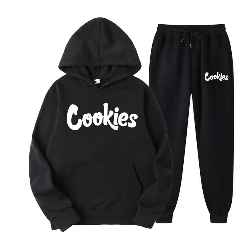 fashion trend hoodie casual two-piece suit jacket pants fashion brand