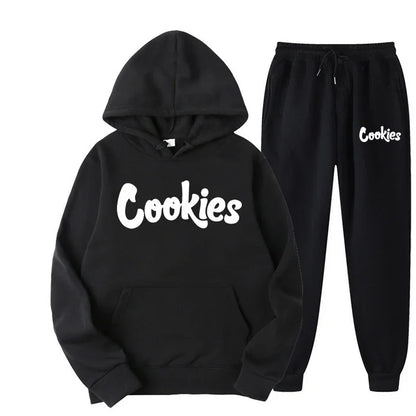 fashion trend hoodie casual two-piece suit jacket pants fashion brand