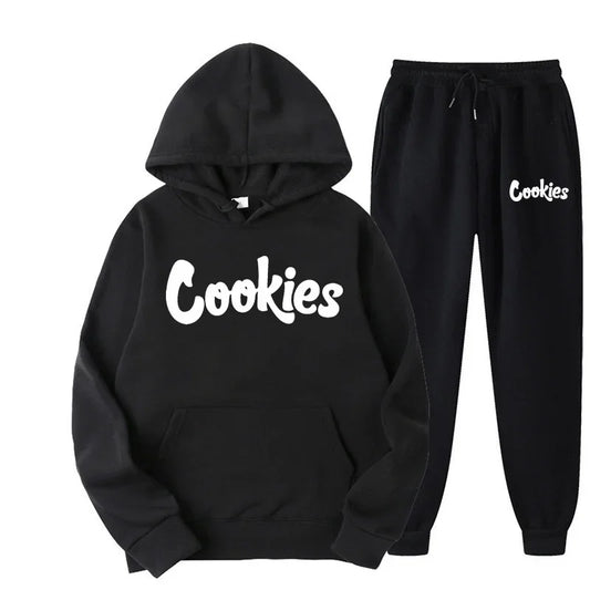 fashion trend hoodie casual two-piece suit jacket pants fashion brand