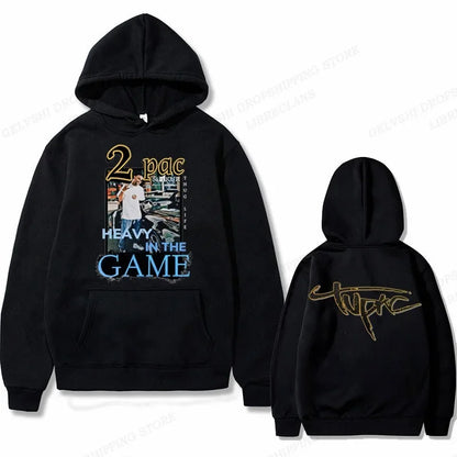 Tupac 2pac Graphic Hoodie Men Clothing Fashion Sweatshirt