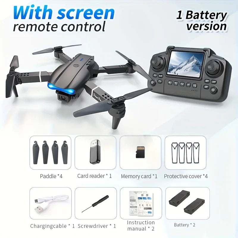 The 2026 Upgraded E88PRO MAX Foldable Drone Features Dual Cameras, Extra Batteries