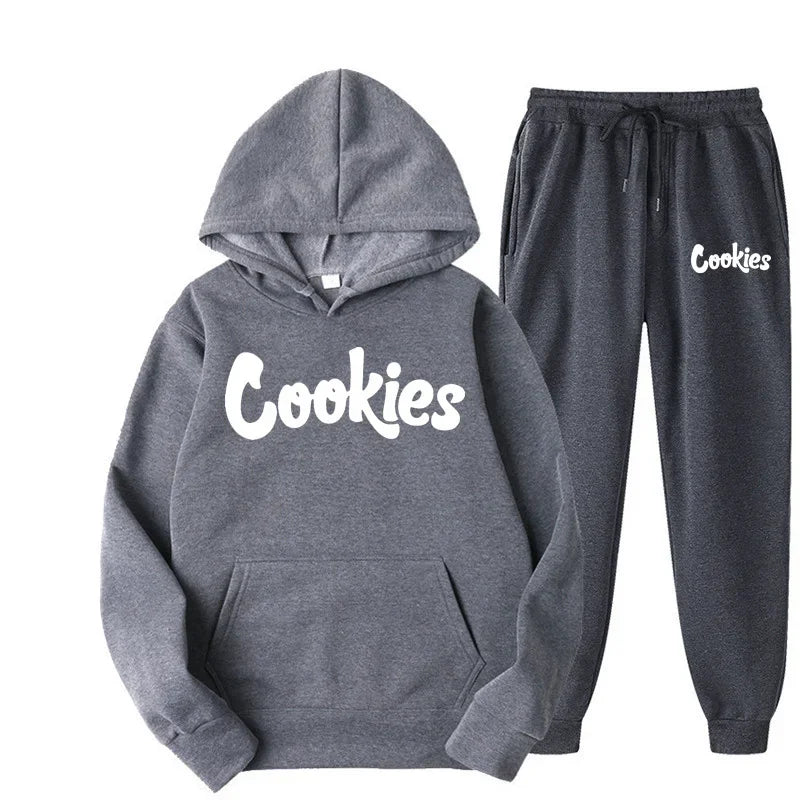 fashion trend hoodie casual two-piece suit jacket pants fashion brand