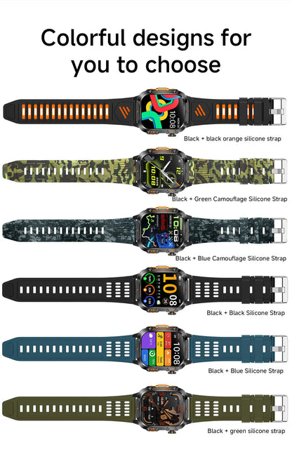 GPS T-Rex 3 Swim Sports Smart Watch 10ATM Waterproof Bracelet Flashlight Compass Bluetooth call Men Fitness Military Smartwatch