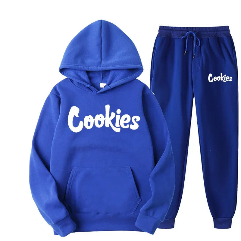 fashion trend hoodie casual two-piece suit jacket pants fashion brand