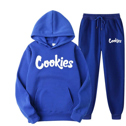 fashion trend hoodie casual two-piece suit jacket pants fashion brand