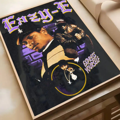 1PC Hip Hop Rapper E-Eazy E Poster decoration