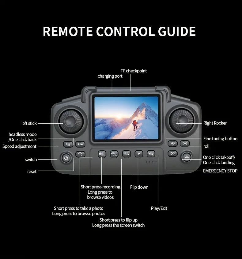The 2026 Upgraded E88PRO MAX Foldable Drone Features Dual Cameras, Extra Batteries