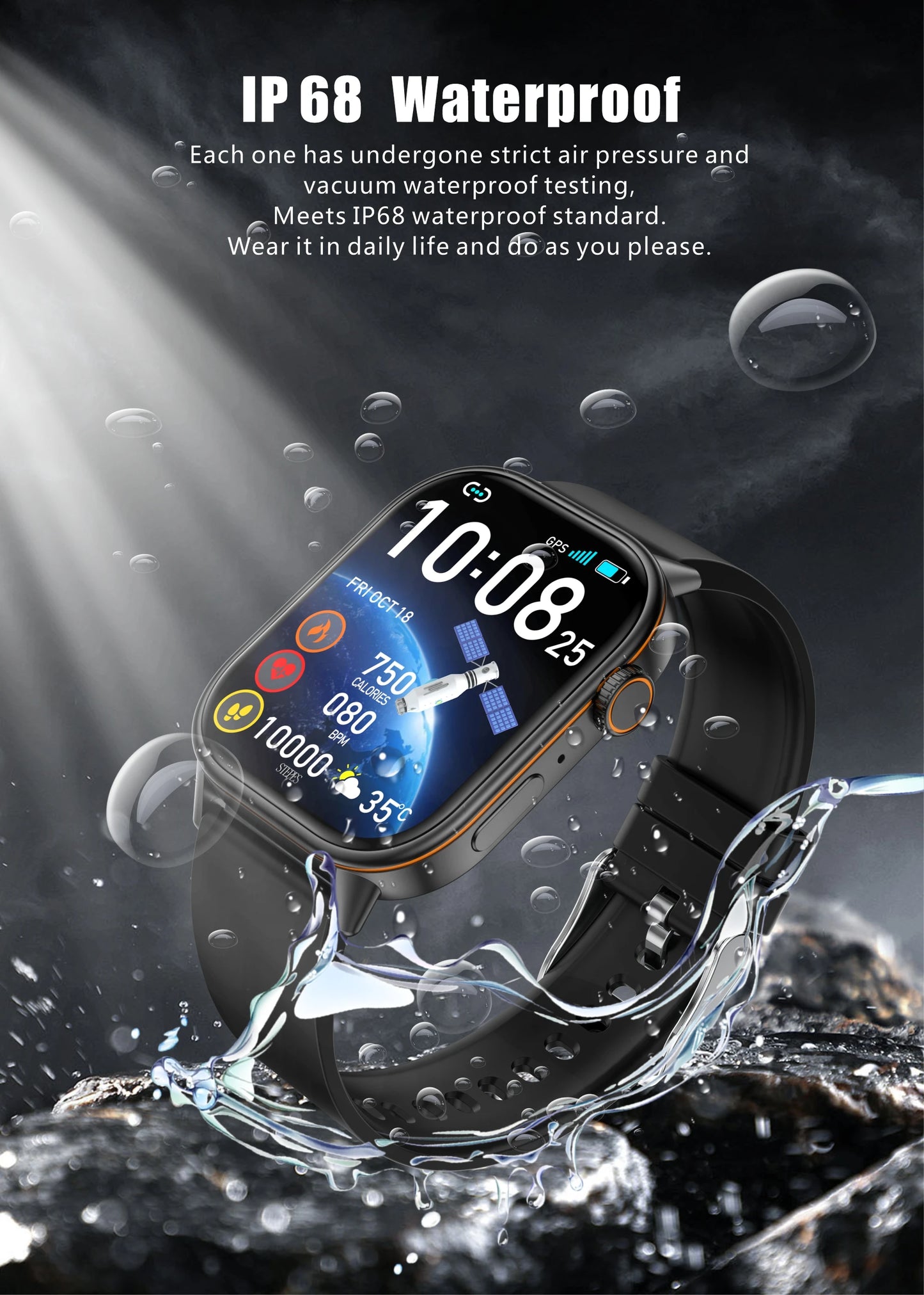 Newly Built-in GPS Sports Fitness Pilates Smart Watch Women Fashion Precise Positioning 5ATM Waterproof Bluetooth Call Bracelets