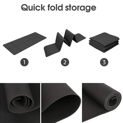 Yoga Mat Sports Fitness EVA Comfortable Foam 4mm Thick Yoga Mat Sports Yoga and Pilates  Gymnastics Mat