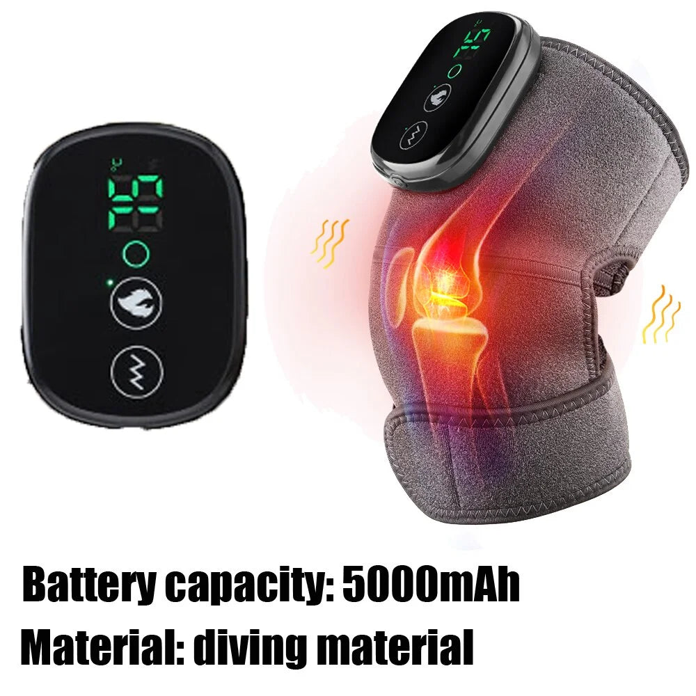 Eletric Heating Knee Massage Device Vibration Knee Pads for Shoulder Elbow Joint Warm Massage