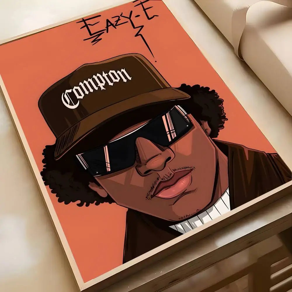 1PC Hip Hop Rapper E-Eazy E Poster decoration