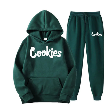 fashion trend hoodie casual two-piece suit jacket pants fashion brand