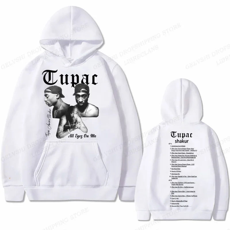 Tupac 2pac Graphic Hoodie Men Clothing Fashion Sweatshirt