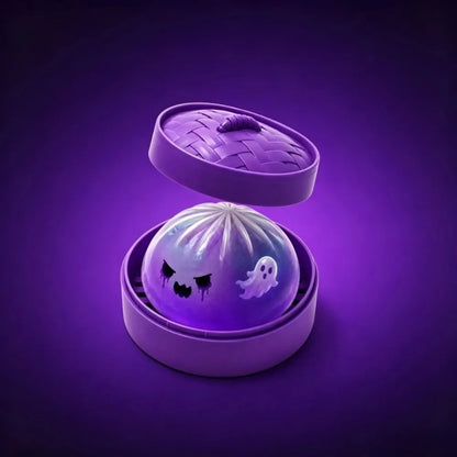 Glitter Halloween Ghost Dumplings