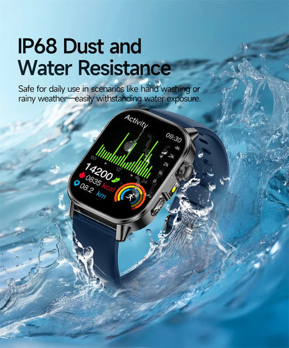 New Men Accurate Health Diagnosis ECG Smart Watch