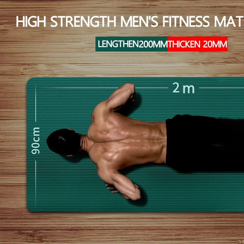 Thick NBR Yoga Mats Anti-slip Sport Fitness Mat Blanket for Exercise