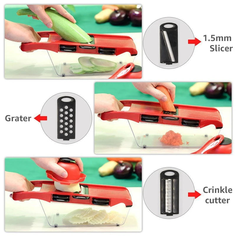 Vegetable Chopper Multifunctional Grater Cutter Kitchen Accessories