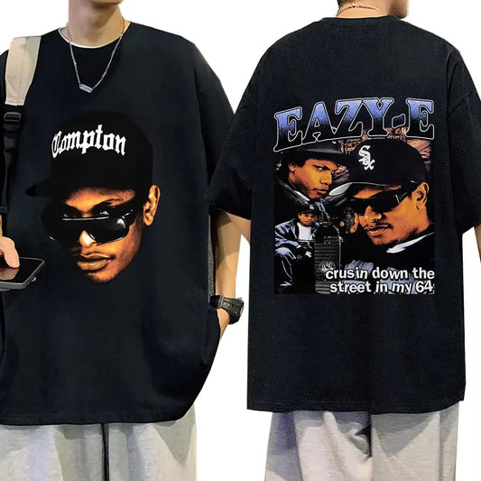 90s Rapper Eazy E Graphic T Shirt Men Vintage