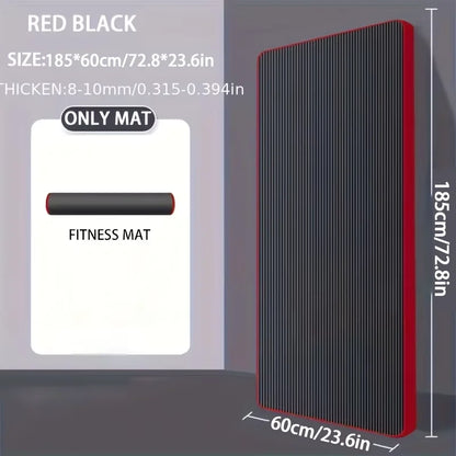 15mm NBR Yoga Mat Anti Slip Thickened Style for Beginners, Home Yoga Mat for Sports, Dance, Fitness Floor Mat Equipment