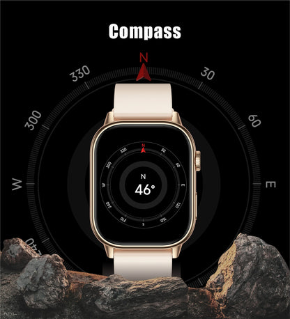Newly Built-in GPS Sports Fitness Pilates Smart Watch Women Fashion Precise Positioning 5ATM Waterproof Bluetooth Call Bracelets