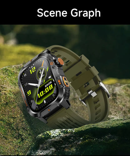 GPS T-Rex 3 Swim Sports Smart Watch 10ATM Waterproof Bracelet Flashlight Compass Bluetooth call Men Fitness Military Smartwatch