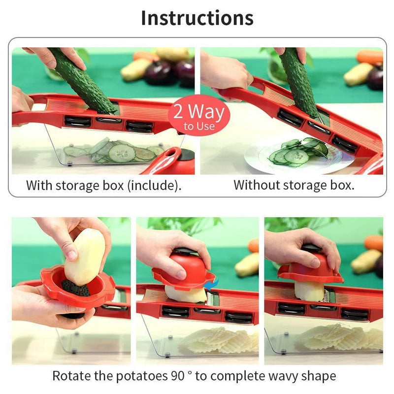 Vegetable Chopper Multifunctional Grater Cutter Kitchen Accessories