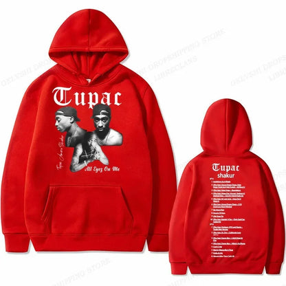 Tupac 2pac Graphic Hoodie Men Clothing Fashion Sweatshirt