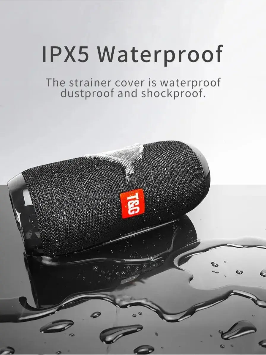 Portable Bluetooth Speaker Wireless , Ipx4 Waterproof Bluetooth 5.0 TWS MP3 Player