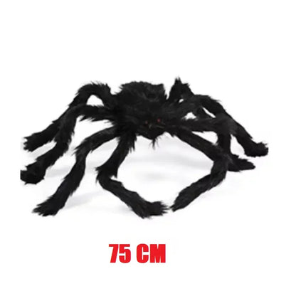 Halloween Decoration Party Prop Outdoor Giant Spider Decor 30-200cm Chamber Prank Black Spider