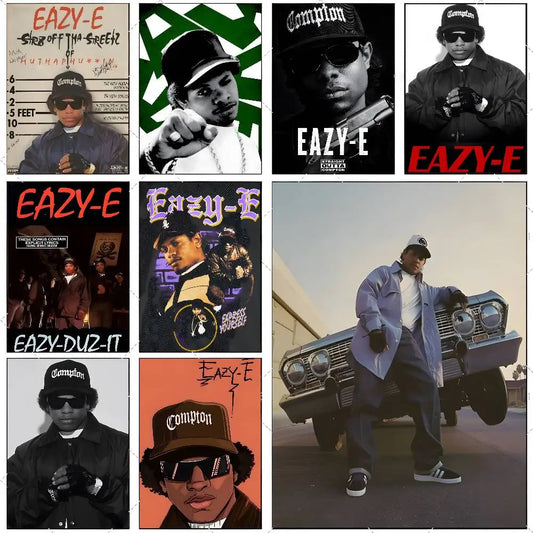1PC Hip Hop Rapper E-Eazy E Poster decoration