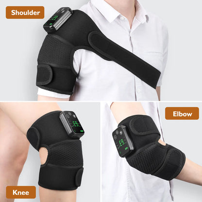 Eletric Heating Knee Massage Device Vibration Knee Pads for Shoulder Elbow Joint Warm Massage