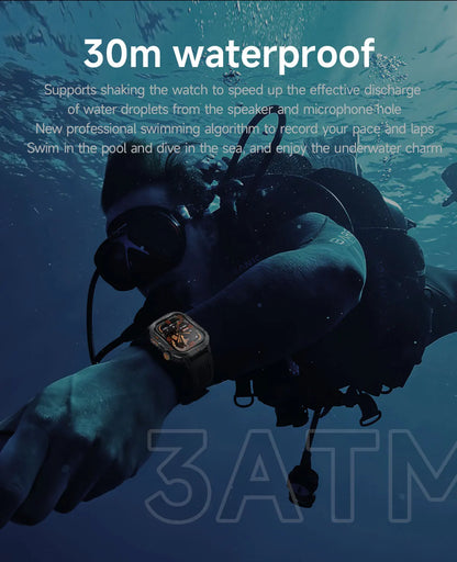 GPS T-Rex 3 Swim Sports Smart Watch 10ATM Waterproof Bracelet Flashlight Compass Bluetooth call Men Fitness Military Smartwatch