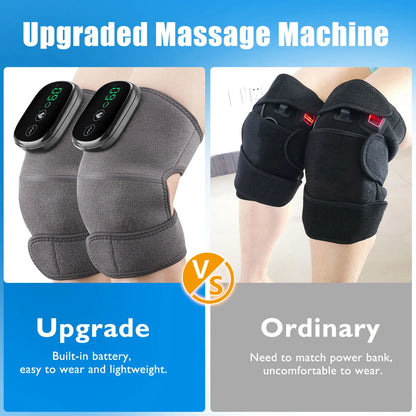 Eletric Heating Knee Massage Device Vibration Knee Pads for Shoulder Elbow Joint Warm Massage