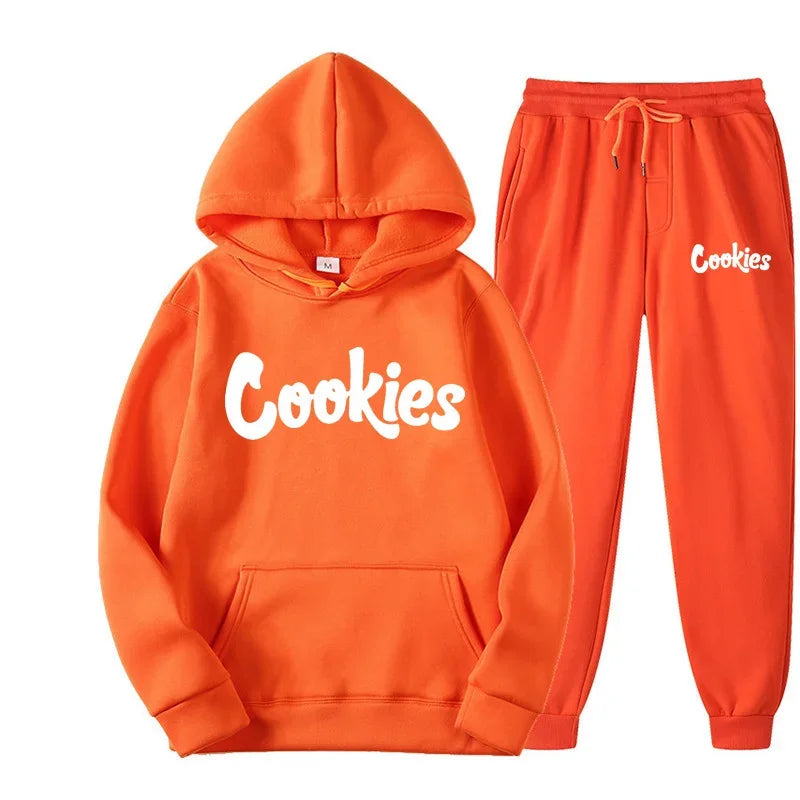 fashion trend hoodie casual two-piece suit jacket pants fashion brand