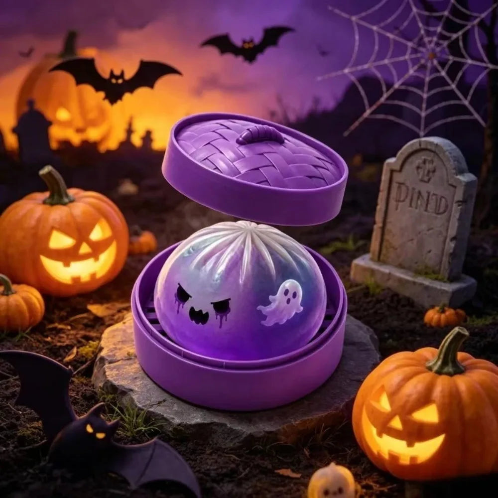 Glitter Halloween Ghost Dumplings