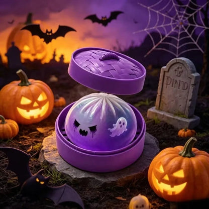 Glitter Halloween Ghost Dumplings