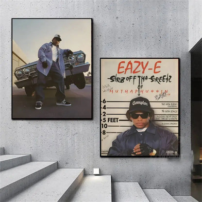 1PC Hip Hop Rapper E-Eazy E Poster decoration