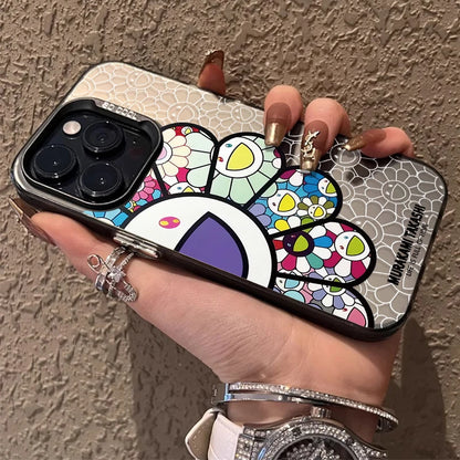 Smiling Sunflower Series Hard Phone Case for iPhones
