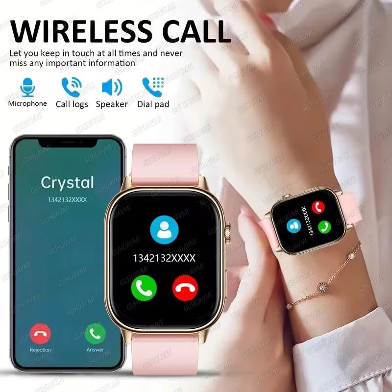 Newly Built-in GPS Sports Fitness Pilates Smart Watch Women Fashion Precise Positioning 5ATM Waterproof Bluetooth Call Bracelets