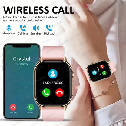 Newly Built-in GPS Sports Fitness Pilates Smart Watch Women Fashion Precise Positioning 5ATM Waterproof Bluetooth Call Bracelets