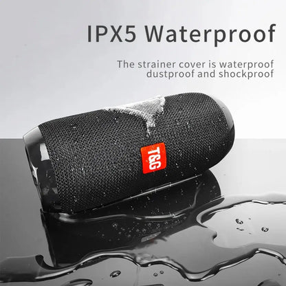 Portable Bluetooth Speaker Wireless , Ipx4 Waterproof Bluetooth 5.0 TWS MP3 Player