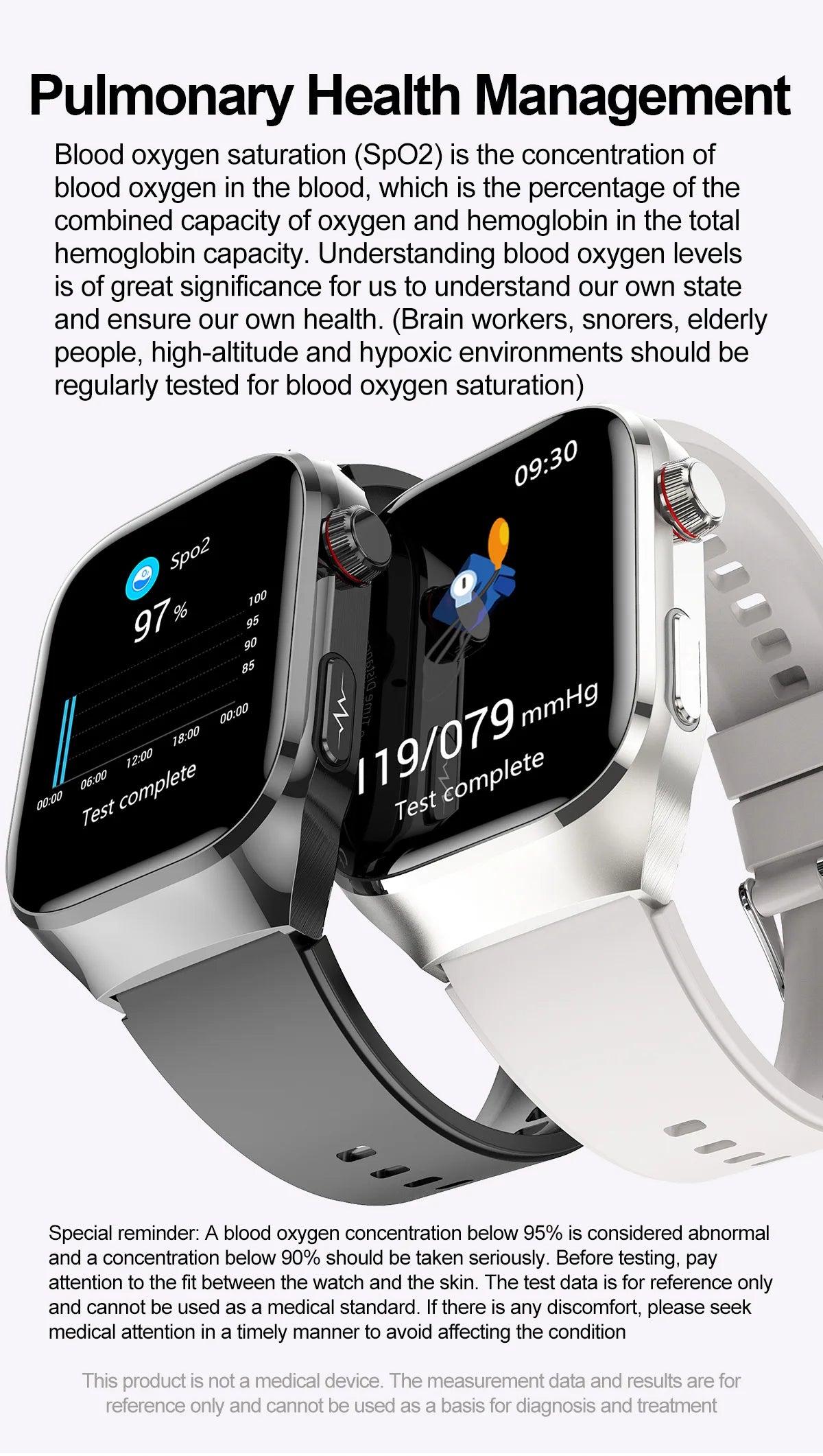 2026 New Nursing Grade Uric Acid Blood Lipids Smart Watch Men ECG+PPG Blood Pressure Heart Rate Bluetooth Call Health Smartwatch