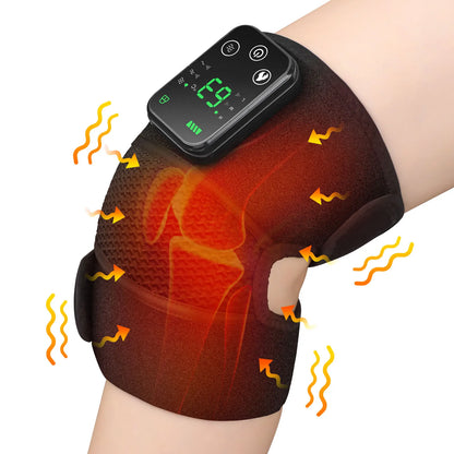 Eletric Heating Knee Massage Device Vibration Knee Pads for Shoulder Elbow Joint Warm Massage