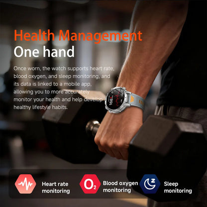 New 1400mAh Big Battery Smart Watch Men Outdoor GPS Flashlight IP68 Waterproof Bluetooth Call AMOLED Military Sports Smartwatch