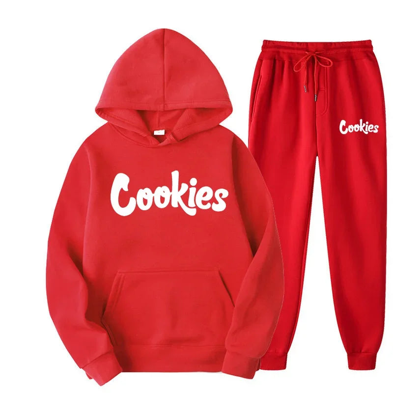 fashion trend hoodie casual two-piece suit jacket pants fashion brand