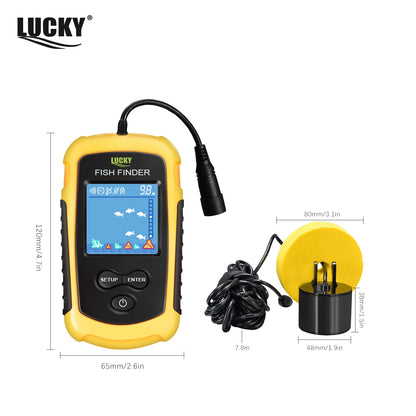 FFC1108-1 Alarm 100M Portable Sonar Fish Finders