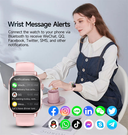 New Men Accurate Health Diagnosis ECG Smart Watch