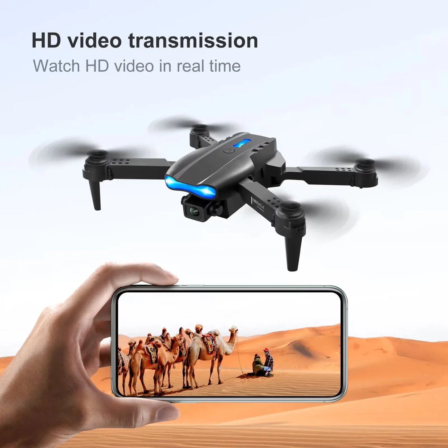 The 2026 Upgraded E88PRO MAX Foldable Drone Features Dual Cameras, Extra Batteries