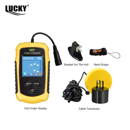 FFC1108-1 Alarm 100M Portable Sonar Fish Finders